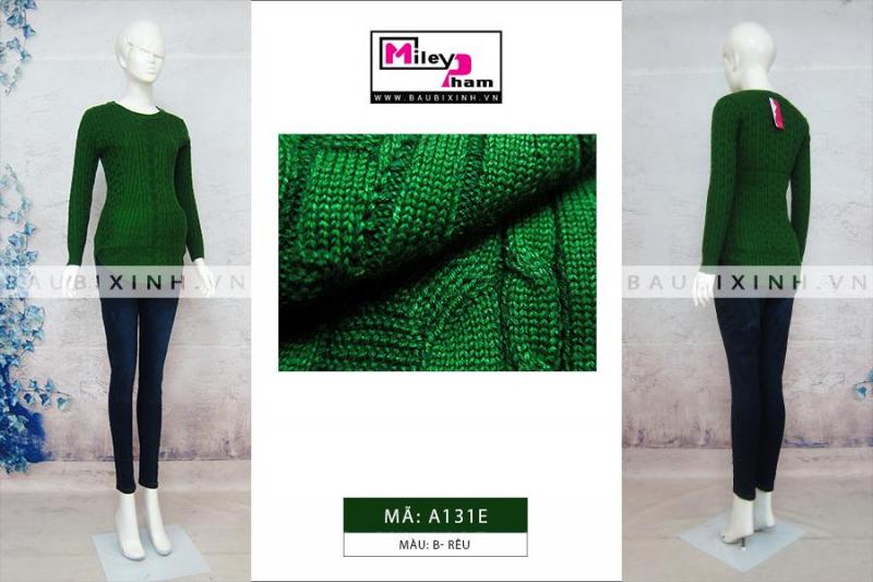 ÁO LEN MỊN DÀY VẶN THỪNG ĐUÔI TÔM
