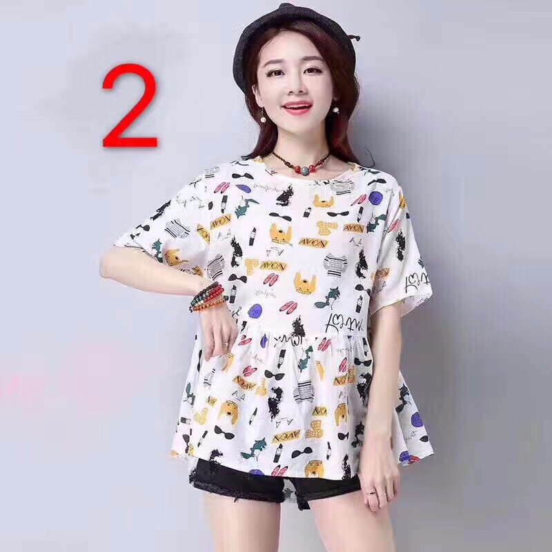 ÁO THÔ BOYL BABYDOLL HÌNH THỎI SON