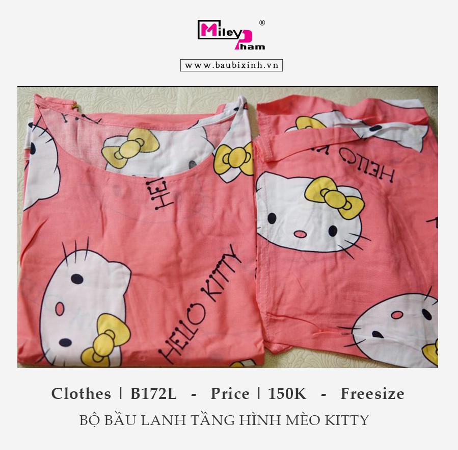 BỘ BẦU LANH TẦNG HÌNH MÈO KITTY