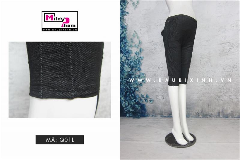 QUẦN LEGGING JEAN NẮP TÚI