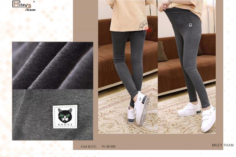 QUẦN BẦU LEGGING LEN MÈO GUCCI