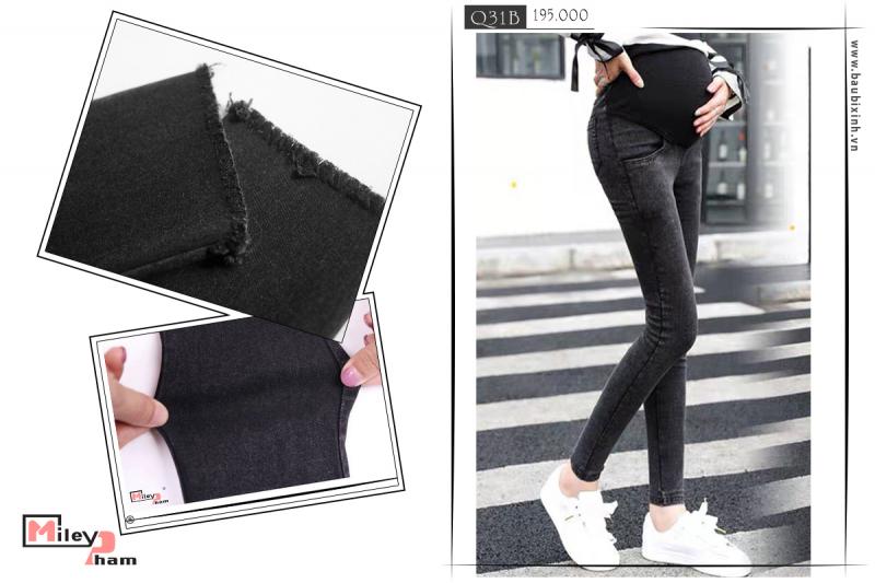QUẦN JEAN GIẢ BÒ GẤU SỜN RÁCH 6103