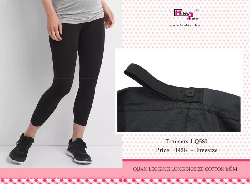 QUẦN LEGGING LỬNG BIGSIZE COTTON MỀM