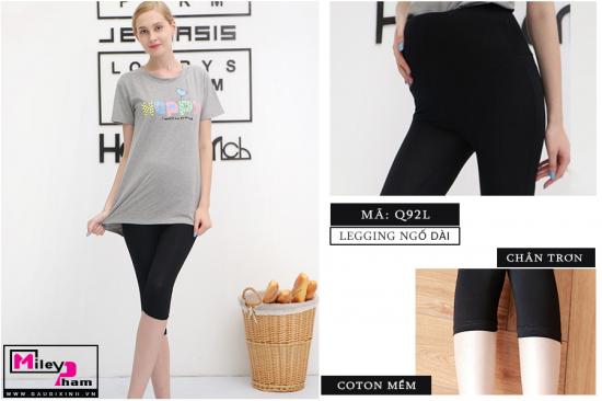 QUẦN LEGGING NGỐ DÀI COTON MỀM
