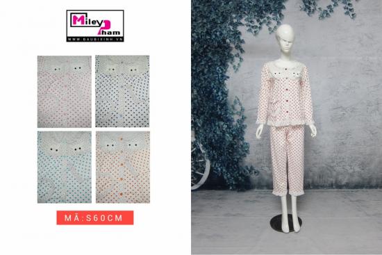 BỘ SAU SINH COTTON ĐÁP GẤU NƠ