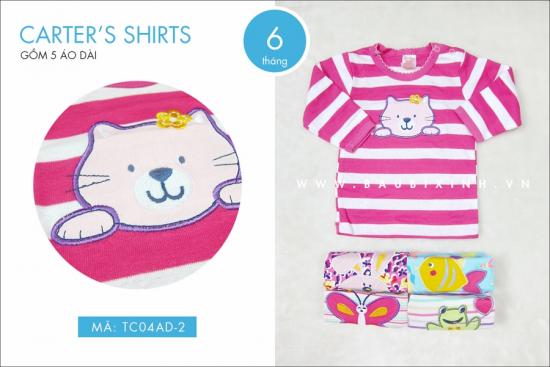 CARTER'S PANTS (1 SET GỒM 5 ÁO DÀI)