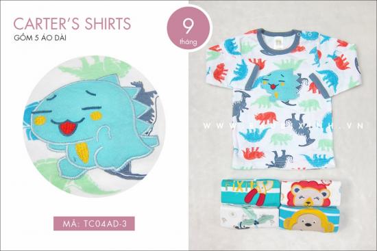 CARTER'S PANTS (1 SET GỒM 5 ÁO DÀI)