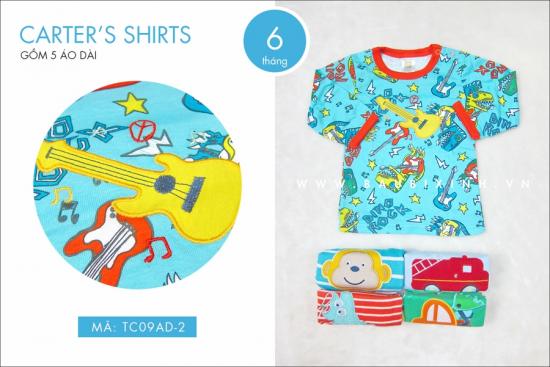 CARTER'S PANTS (1 SET GỒM 5 ÁO DÀI)