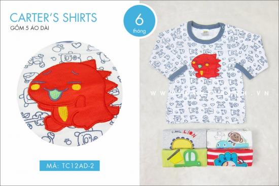 CARTER'S PANTS (1 SET GỒM 5 ÁO DÀI)