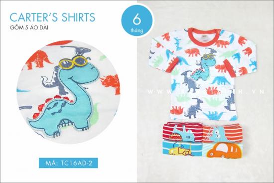 CARTER'S PANTS (1 SET GỒM 5 ÁO DÀI)
