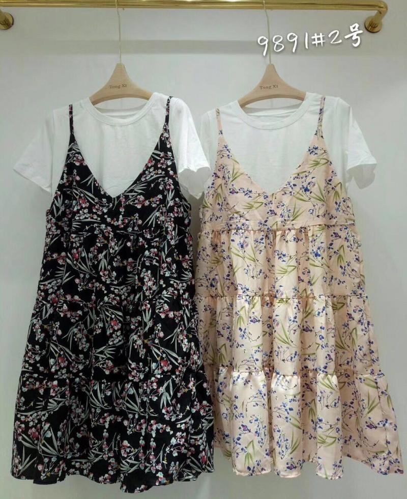 SET YẾM 2 DÂY KÈM ÁO COTON 9891