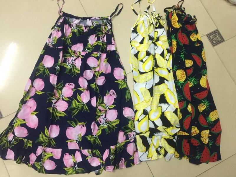 VÁY LANH NGỦ 2 DÂY RÚT NHIỀU HỌA TIẾT