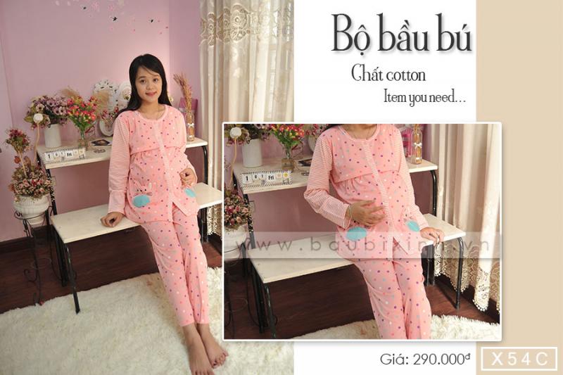 BỘ BẦU BÚ COTON CHẤM BI CHUỘT