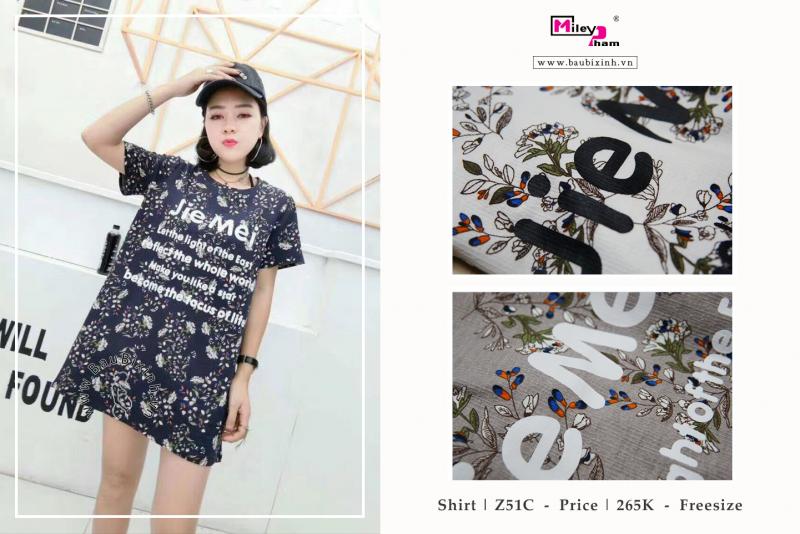 ÁO VÁY COTTON TO.TO HOA LÁ JIEMEI