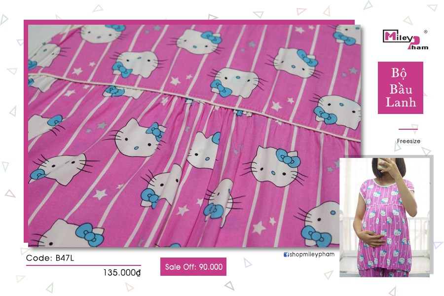BỘ BẦU LANH CỔ TRÒN MÈO KITTY