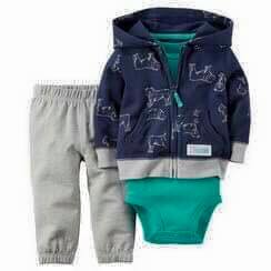 SET 3 CARTER'S ÁO KHOÁC KÈM BODY VÀ QUẦN