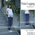 QUẦN LEGGING BẦU LEN TĂM GIẢ JEANS