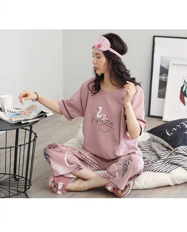 BỘ ĐỒ COTON XUẤT HỒNG ĐỖ HẠC