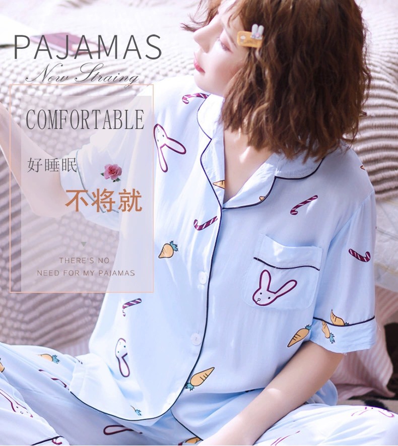 PIJAMA LANH XUẤT KHẨU THỎ CAROT