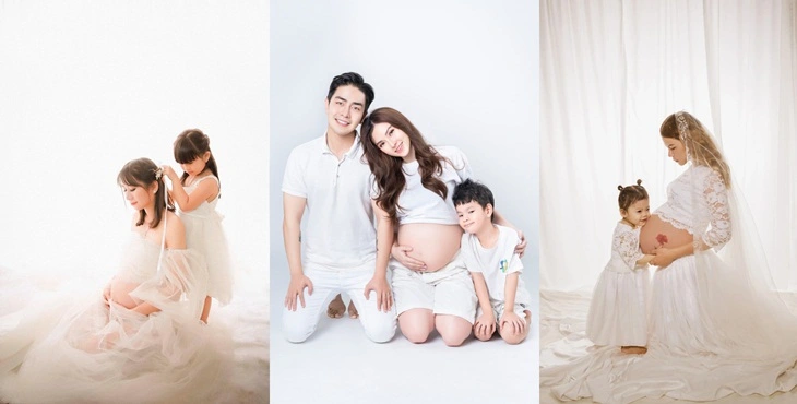 kiểu chụp ảnh mẹ và bé tự nhiên