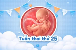 Thai 25 tuần: Bé tăng cân nhanh và mẹ cần kiểm soát đường huyết