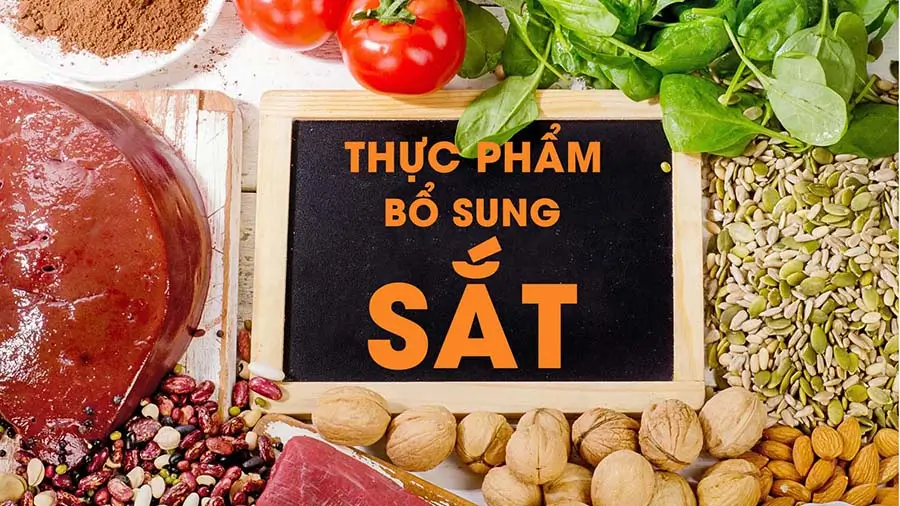 thực phẩm bổ sung sắt trong bữa ăn làm giảm thiếu máu khi mang thai